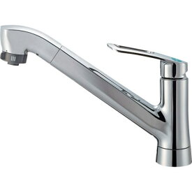 ■SANEI シングルワンホールスプレー混合栓〔品番:K87121E2TJV13〕【3889549:0】[送料別途見積り][掲外取寄][店頭受取不可]