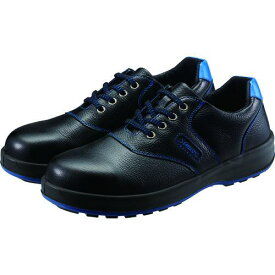 ■シモン 安全靴 短靴 SL11-BL黒/ブルー 26.5cm〔品番:SL11BL26.5〕【4007336:0】[店頭受取不可]