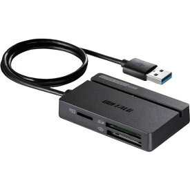 ■バッファロー USB3.0 マルチカードリーダー スタンダード〔品番:BSCR100U3BK〕【4106472:0】[店頭受取不可]