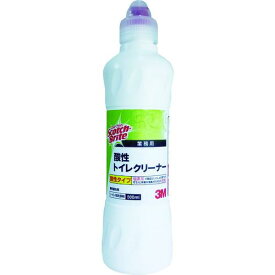 ■3M スコッチ・ブライト 酸性トイレクリーナー 500ml SAN T 500〔品番:SANT500〕【4133340:0】[店頭受取不可]