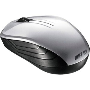 ��BUFFALO ���� BlueLED 3�{�^�� �X�^���_�[�h�}�E�X �V���o�[�k�i��:BSMBW107SV�l�y4172203:0�z[�X�����s��]