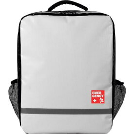 ■ArTeC 防災リュック 白(印刷あり)(52029)〔品番:52029〕【4191858:0】[送料別途見積り][法人・事業所限定][外直送][店頭受取不可]