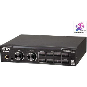 ��ATEN 4����2�o��HDBaseT���o�̓|�[�g���ځA�~�L�T�[�����}���`�C���^�[�t�F�[�X�r�f�I�X�C�b�`(True4K�Ή�)�k�i��:VP1421�l�y4250424:0�z[�����ʓr���ς�][�f�O���][�X�����s��]