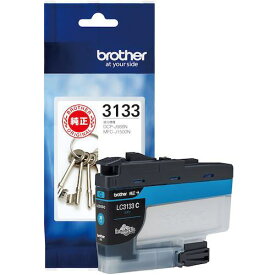 ■brother インクカートリッジ LC3133C シアン〔品番:LC3133C〕【4343454:0】[送料別途見積り][掲外取寄][店頭受取不可]