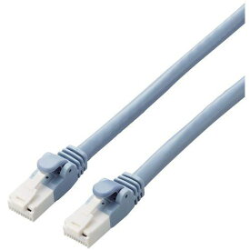 ■エレコム LANケーブル 仕様固定 CAT6A 爪折れ防止 10m ブルー〔品番:LDGPATBU10ID〕【4413951:0】[店頭受取不可]