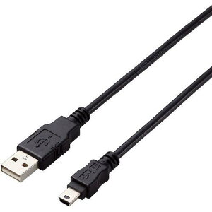 ��ELECOM USB2.0�P�[�u�� A-miniB�^�C�v �d�l�Œ� 0.5m �u���b�N�k�i��:U2CAM05BKID�l�y4413961:0�z[�X�����s��]