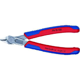 ■KNIPEX スーパーニッパー 125mm リードキャッチャー付〔品番:7813125〕【4469135:0】[店頭受取不可]