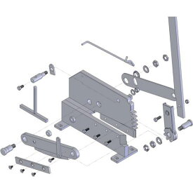 ■【在庫限り】TRUSCO 板金用切断機 レバーシャP-4用部品 NO.21ねじ〔品番:P4021〕【4507797:0】[店頭受取不可]