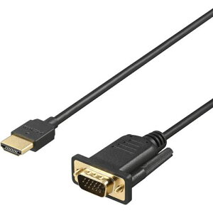 BUFFALO HDMI to VGAϊP[u 1m ubNki:BHDVG10BKly4529109:0z[Xs]