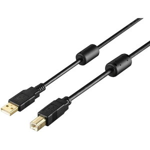 ��BUFFALO USB2.0 A to B �t�F���C�g�R�A�t�P�[�u�� 1.5m �u���b�N�k�i��:BU2ABF15BK�l�y4539604:0�z[�X�����s��]