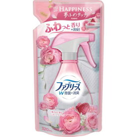 ■P&G ファブリーズ with レノアハピネス アンティークローズ&フローラルの香り つめかえ 320ml〔品番:642927〕【4548098:0】[店頭受取不可]