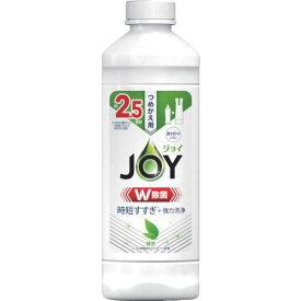 ■【在庫限り】P&G ジョイ W除菌 食器用洗剤 緑茶 詰め替え 325ml〔品番:402323〕【4549624:0】[店頭受取不可]