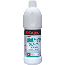 ■リンレイ R’sPRO 酸性トイレクリーナー 800ml〔品番:787433〕【4705394:0】[店頭受取不可]