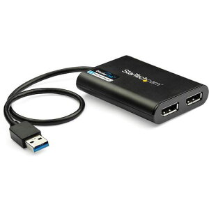 StarTech fBXvCA_v^[/USB-A - 2x DP/USB 3.0/4K60Hz/BKki:USB32DP24K60ly4928249:0z[@lEƏ][O][Xs]