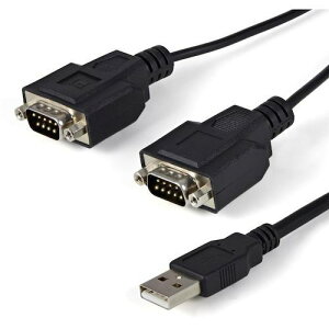 StarTech VAϊP[u/USB-A - 2x RS232C/1.8m/921.6Kbps/BKki:ICUSB2322Fly4929848:0z[@lEƏ][O][Xs]