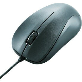 ■エレコム USB光学式マウス(Mサイズ)ブラック〔品番:MK6URBKRS〕【4950372:0】[店頭受取不可]