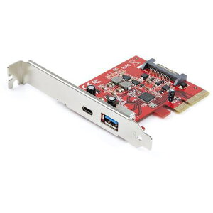 StarTech USB݃J[h/PCIe 3.0 - 1x USB-A+1x USB-C/10Gbps/UASPki:PEXUSB311AC3ly4975429:0z[@lEƏ][O][Xs]