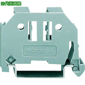 ��WAGO DIN���[���p �����^�b�`�G���h�X�g�b�v 10mm���k�i��:249117TPK�l�y5024696:0�z[�X�����s��]