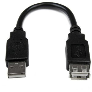 StarTech USBP[u/A-A/15cm/USB 2.0/480Mbps/p/IXEX/BKki:USBEXTAA6INly5026308:0z[Xs]