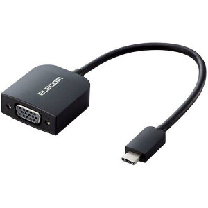 ��ELECOM Type-C�f���ϊ��A�_�v�^ TypeC-VGA �u���b�N�k�i��:ADCVGABK3�l�y5035108:0�z[�X�����s��]