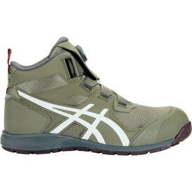 ■ASICS ウィンジョブ CP214 TS BOA ライケングリーン×ホワイト 25.0cm〔品番:1271A056.30025.0〕【5212806:0】[店頭受取不可]