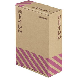 ■KING JIM キングジム 防災用品 災害トイレセット2〔品番:TLS300〕【5387924:0】[店頭受取不可]