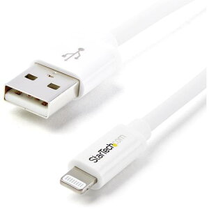 ��StarTech Lightning�P�[�u��/USB-A/1m/480Mbps/Apple MFi�F��/�z���C�g/iPhone �[�d �Ή��k�i��:USBLT1MW�l�y5389720:0�z[�X�����s��]