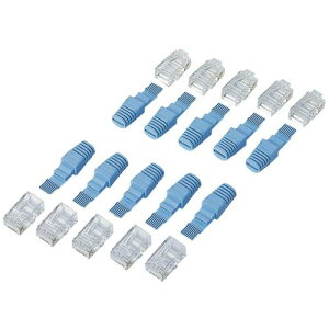 ��ELECOM CAT5E�����X�[�p�[�t���b�g�P�[�u���pRJ45�R�l�N�^10�k�i��:LDFRJ45T10�l�y5397049:0�z[�X�����s��]