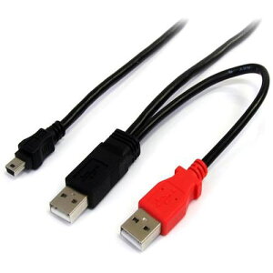 ��StarTech USB 2.0�P�[�u��/2x Type-A - Mini-B/1.8m/����P�[�u��/�u���b�N/Y��W�P�[�u���k�i��:USB2HABMY6�l�y5398524:0�z[�@�l�E���Ə�����][������][�X�����s��]