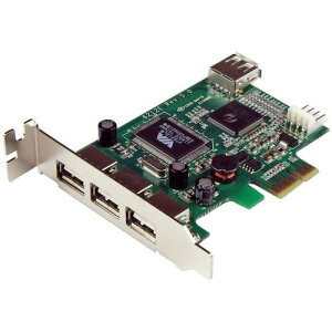StarTech USB PCIeJ[h/1x USB-A+3x USB-AO/480Mbps/C^[tF[X{[hki:PEXUSB4DPly5398569:0z[@lEƏ][O][Xs]