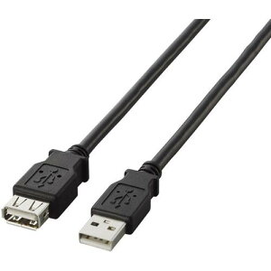 ��ELECOM EURoHS�w�ߏ���USB2.0���������P�[�u��2.0m�u���b�N�k�i��:U2CE20BK�l�y5410835:0�z[�X�����s��]