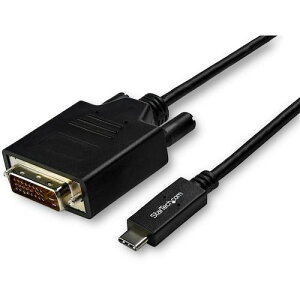 StarTech fBXvCϊP[u/USB-C - DVI/3m/1920x1200 1080p/ubN/rfIRo[^[ki:CDP2DVI3MBNLly5723226:0z[@lEƏ][][Xs]