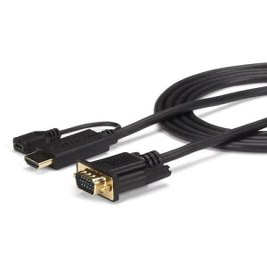 StarTech fBXvCϊP[u/HDMI - VGA/3m/1080p/Micro USB Type-BRlN^[tki:HD2VGAMM10ly5724990:0z[@lEƏ][][Xs]