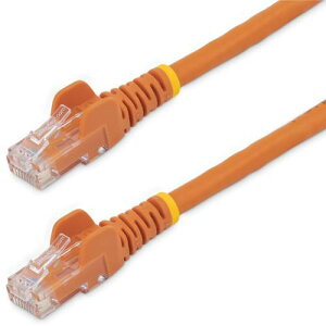 ��StarTech �J�e�S��6 LAN�P�[�u��/1.5m/�I�����W/�M�K�r�b�g�C�[�T�l�b�g�P�[�u��/�c���܂�h�~�@�\�t/CAT6�k�i��:N6PATC150CMOR�l�y5726553:0�z[�@�l�E���Ə�����][�O������][�X�����s��]