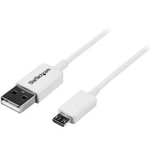 ��StarTech USB 2.0�P�[�u��/50cm/Type�]A - Micro-B/480Mbps/�I�X-�I�X/�z���C�g/�}�C�N��B�k�i��:USBPAUB50CMW�l�y5745298:0�z[�@�l�E���Ə�����][������][�X�����s��]