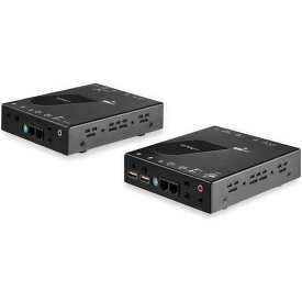 ■スターテック HDMI KVMエクステンダー/HDMI 2.0 & USB 延長器/4K30Hz/100m延長/コンソール延長器キット〔品番:SV565HDIP〕【5746864:0】[法人・事業所限定][外直送元][店頭受取不可]