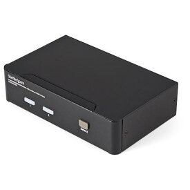 ■スターテック KVMスイッチ/2ポート/HDMI/1920x1080/オーディオ対応/USB 2.0 ハブ/CPU切替器〔品番:SV231HDMIUA〕【5746879:0】[法人・事業所限定][外直送元][店頭受取不可]