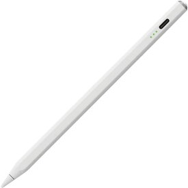 ■ナカバヤシ iPad専用充電式タッチペン ホワイト〔品番:TPEN001W〕【5854223:0】[店頭受取不可]