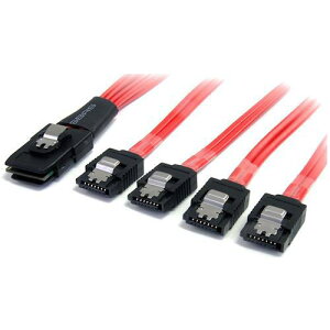 StarTech Mini SAS - SATAϊP[u/1m/SFF-8087 - 4x SATA/HDDp/hCuP[uki:SAS8087S4100ly5944482:0z[@lEƏ][][Xs]