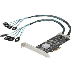 StarTech PCI ExpressJ[h/x4/4x 2|[gSATAzXgRg[[/2x Mini-SASRlN^[ki:8P6GPCIESATACARDly5944542:0z[@lEƏ][O][Xs]