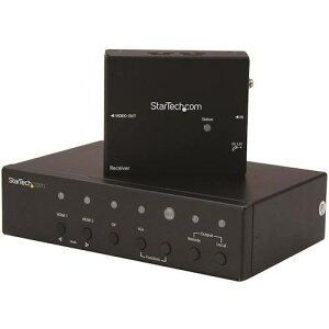 ��StarTech �}���`�r�f�I�G�N�X�e���_�[/4K UHD/Cat 5e & 6/HDBaseT�Ή�/�ő�70m/DP HDMI VGA�k�i��:STDHVHDBT�l�y5977945:0�z[�@�l�E���Ə�����][�O������][�X�����s��]