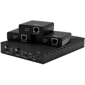 ��StarTech HDMI�G�N�X�e���_�[/4K UHD�𑜓x/Cat 5e�ȏ�/HDBaseT�Ή�/�ő�70m/���M�@1�� ��M�@3��k�i��:ST124HDBT�l�y5977955:0�z[�@�l�E���Ə�����][������][�X�����s��]