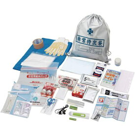 ■リンクサス 非常持出しセット35点〔品番:NK2435〕【6605174:0】[送料別途見積り][法人・事業所限定][外直送][店頭受取不可]