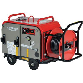 ■スーパー工業 エンジン式高圧洗浄機 SEV-1615SSH 防音タイプ(ホースリール付)〔品番:SEV1615SSH〕【6684050:0】[法人・事業所限定][直送元][店頭受取不可]