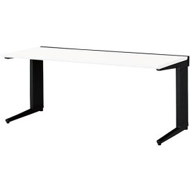 ■NAIKI 平デスク トリアス TR型/天板:ホワイト 本体:ブラック/W1600×D700×H720〔品番:TRH167FBH〕【6810218:0】[送料別途見積り][法人・事業所限定][外直送][店頭受取不可]