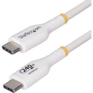��StarTech USB-C�[�d�P�[�u��/1m/USB 2.0/240W/PD 3.1 EPR/USB-IF/�z���C�g/ �}�� �����[�d�k�i��:USB2EPR1MW�l�y6816353:0�z[�@�l�E���Ə�����][�O������][�X�����s��]