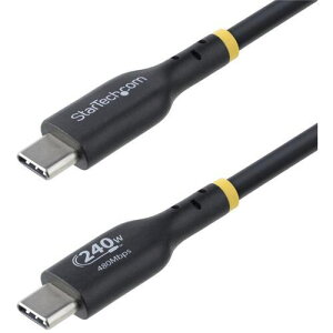 ��StarTech USB-C�[�d�P�[�u��/4m/USB 2.0/240W/PD 3.1 EPR/USB-IF/�u���b�N/ �}�� �����[�d�k�i��:USB2EPR4M�l�y6816368:0�z[�@�l�E���Ə�����][�O������][�X�����s��]