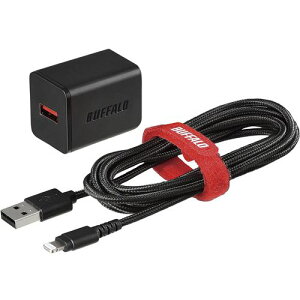 ��BUFFALO 2.4A-AC Lightning�t�� 1.5m �u���b�N�k�i��:BSMPA2404LC1BK�l�y6840422:0�z[�����ʓr���ς�][�f�O���][�X�����s��]