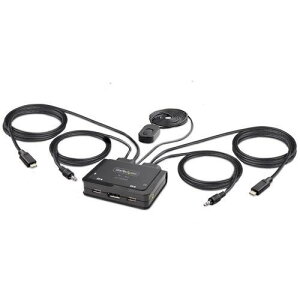 StarTech KVMXCb`/2|[g/VOj^[/4K60Hz DisplayPort/USB-Cڑ(DP Alt)/PCؑ֊ki:C2D46UC2CBLKVMly6878623:0z[@lEƏ][O][Xs]