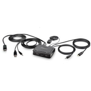 StarTech KVMXCb`/2|[g/VOj^[/4K60Hz DisplayPort/USB-A/DP & USB-C/PCؑ֊ki:C2D46UACCBLKVMly6878635:0z[@lEƏ][O][Xs]